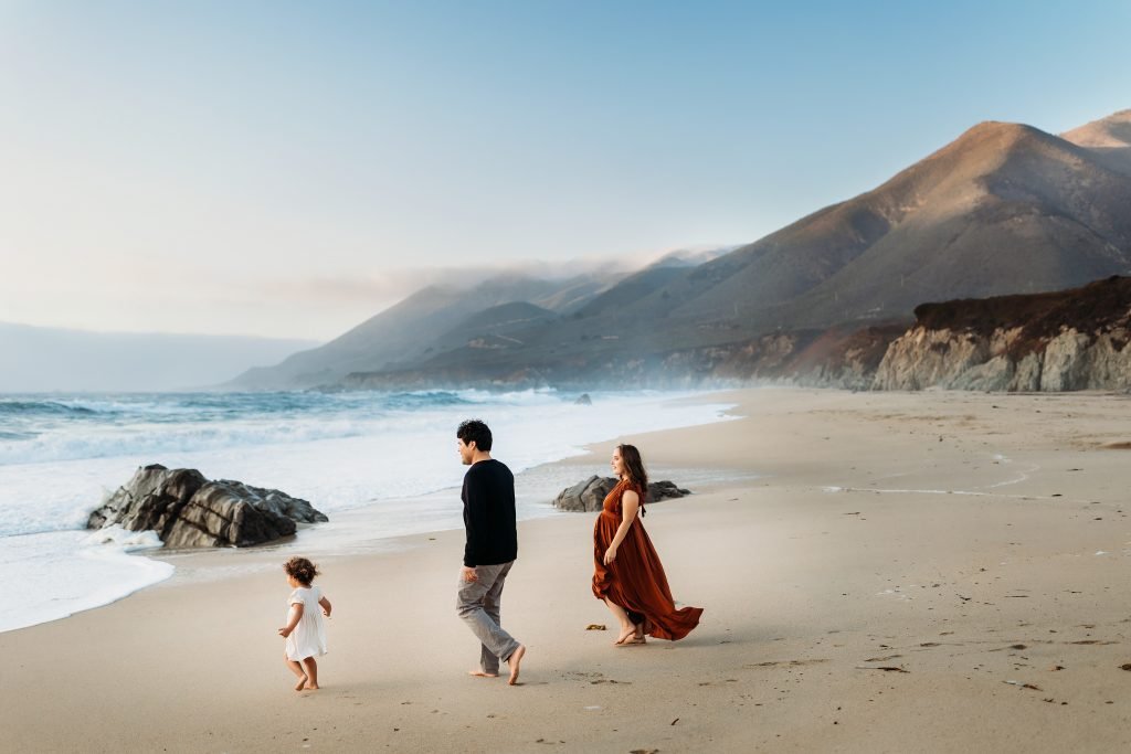 family photos in Big Sur