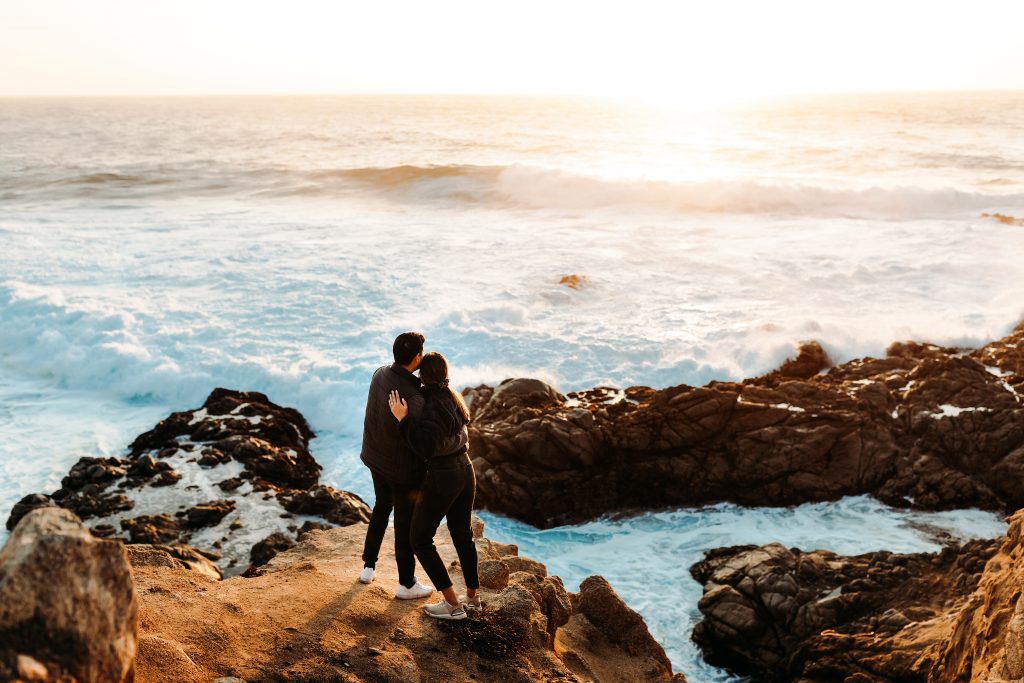 surprise proposal photographer Big Sur